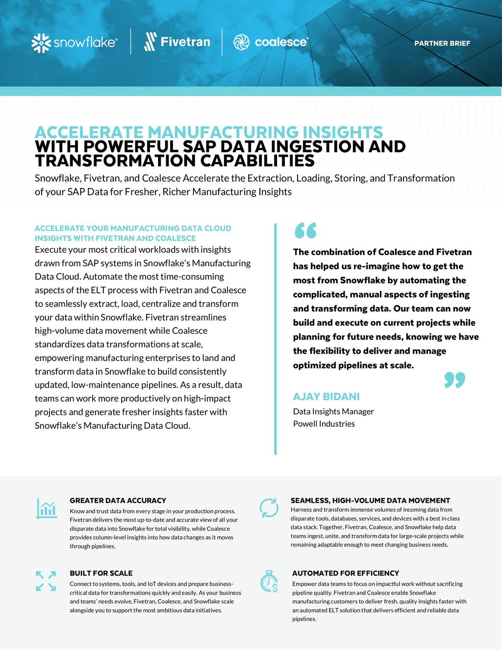 Accelerate Manufacturing Insights With Powerful Sap Data Ingestion and ...