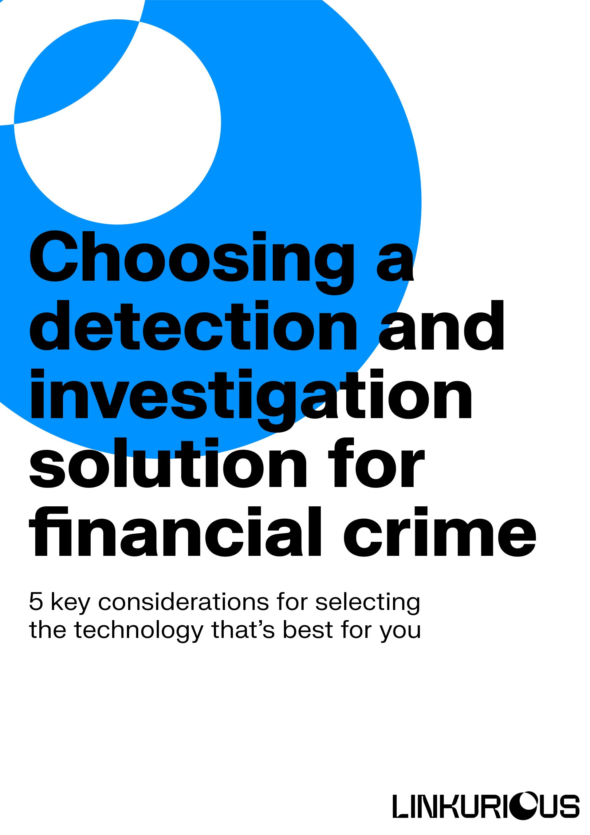 Choosing a detection and investigation solution